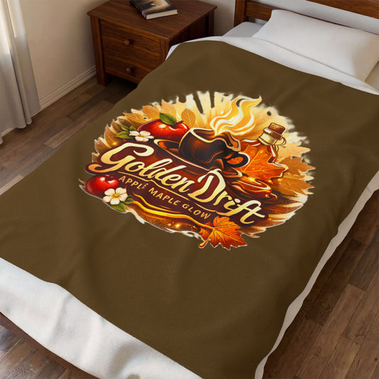 Golden Drift Relaxation Blanket — Settle Into the Glow