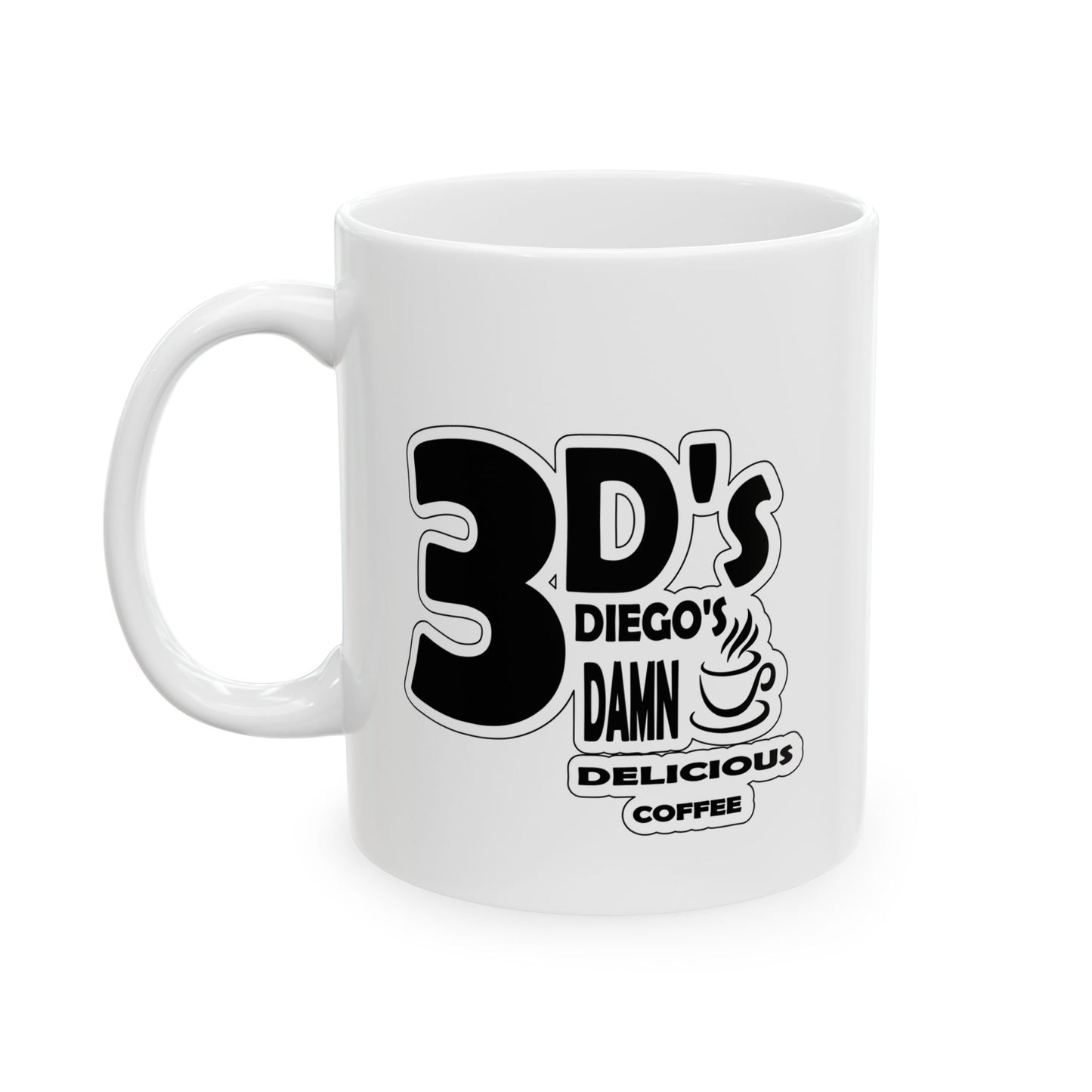 3D'S Ceramic Mug