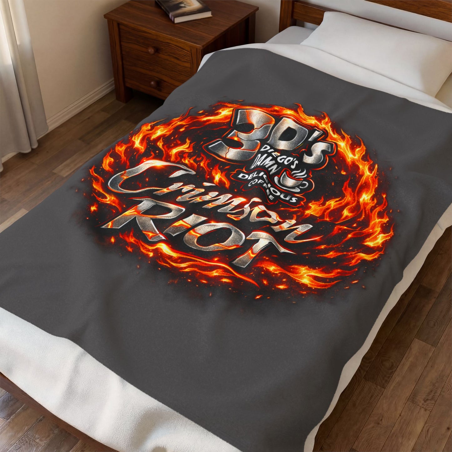 Crimson Riot Relaxation Blanket — Unleash the Warmth