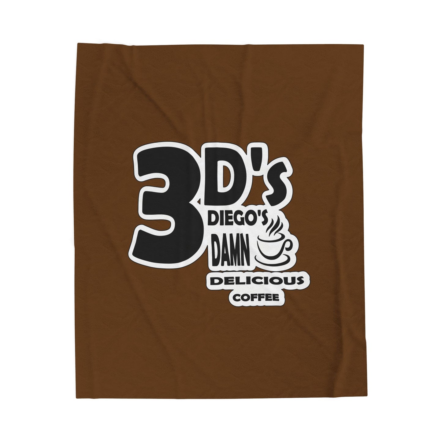 3D’s Logo Velveteen Plush Blanket