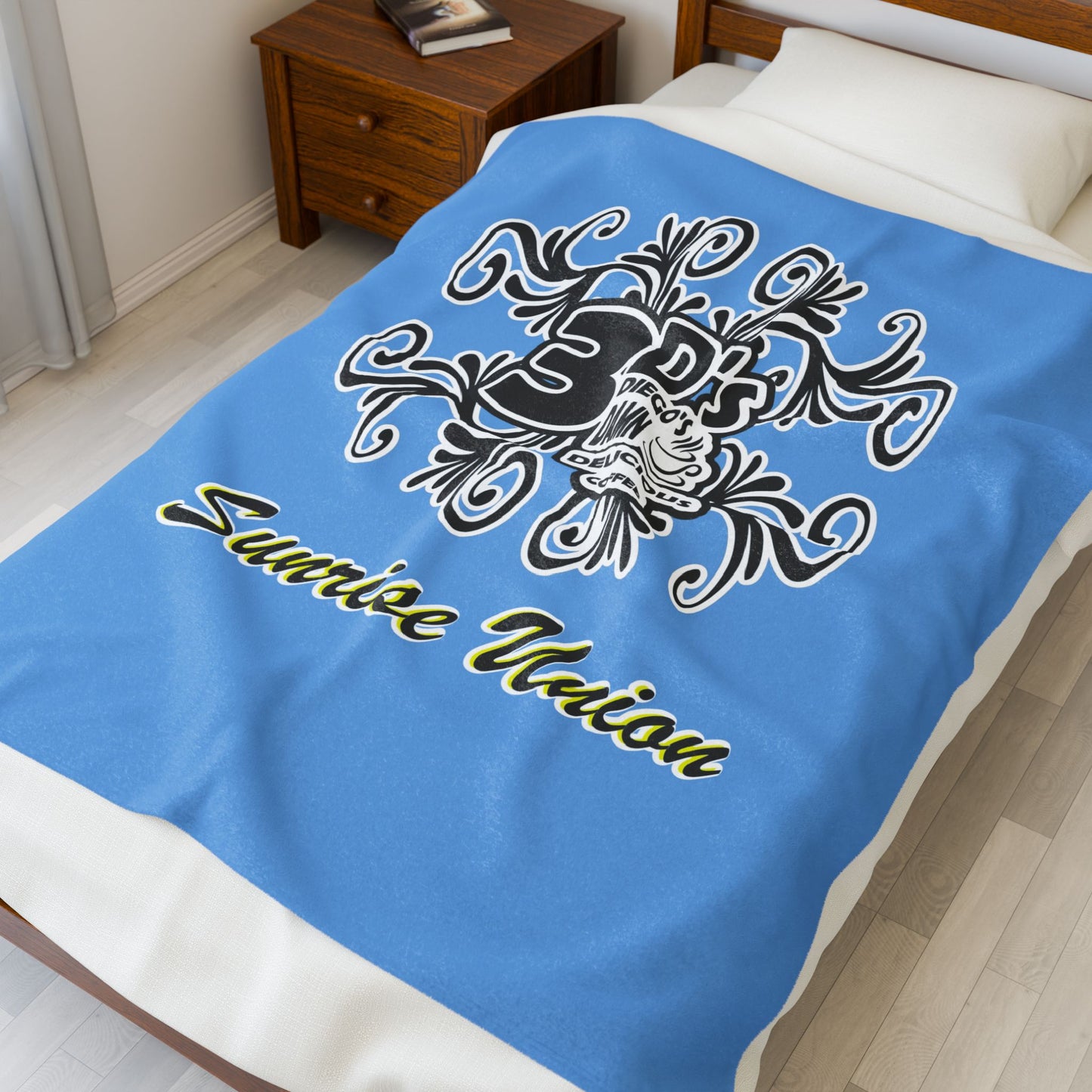 Sunrise Union Plush Blanket