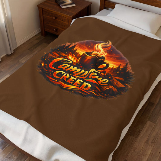 Campfire Creed Relaxation Blanket— Unleash the Warmth