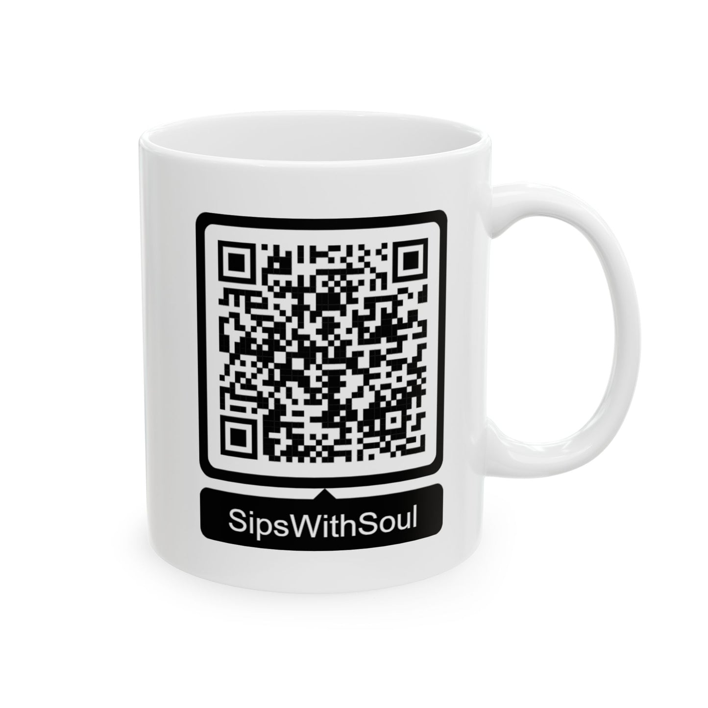 SipswithSoul (Blk & Wht) Coffee Mug