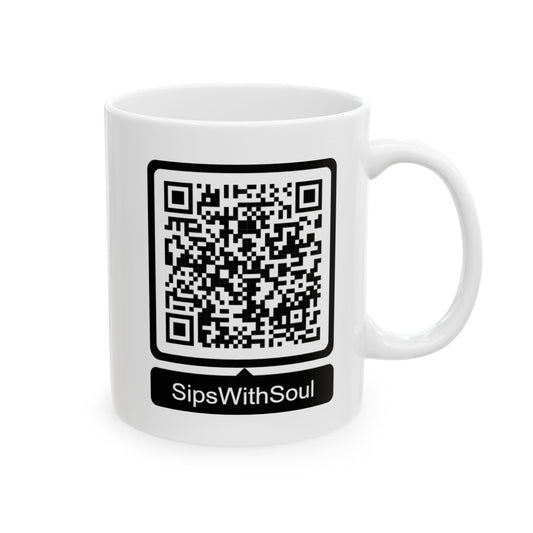 SipswithSoul (Blk & Wht) Coffee Mug