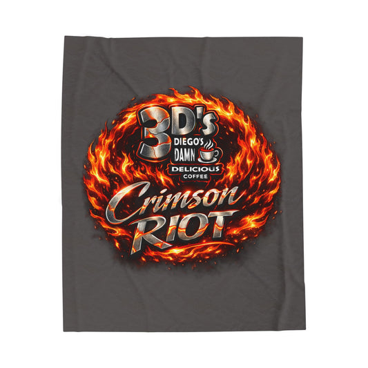 Crimson Riot Relaxation Blanket — Unleash the Warmth