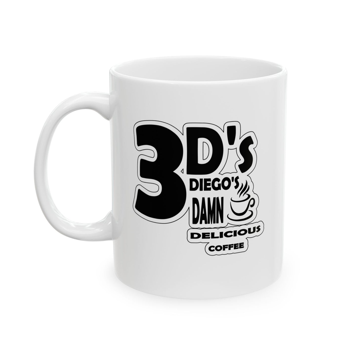 3D's Logo Coffee Mug