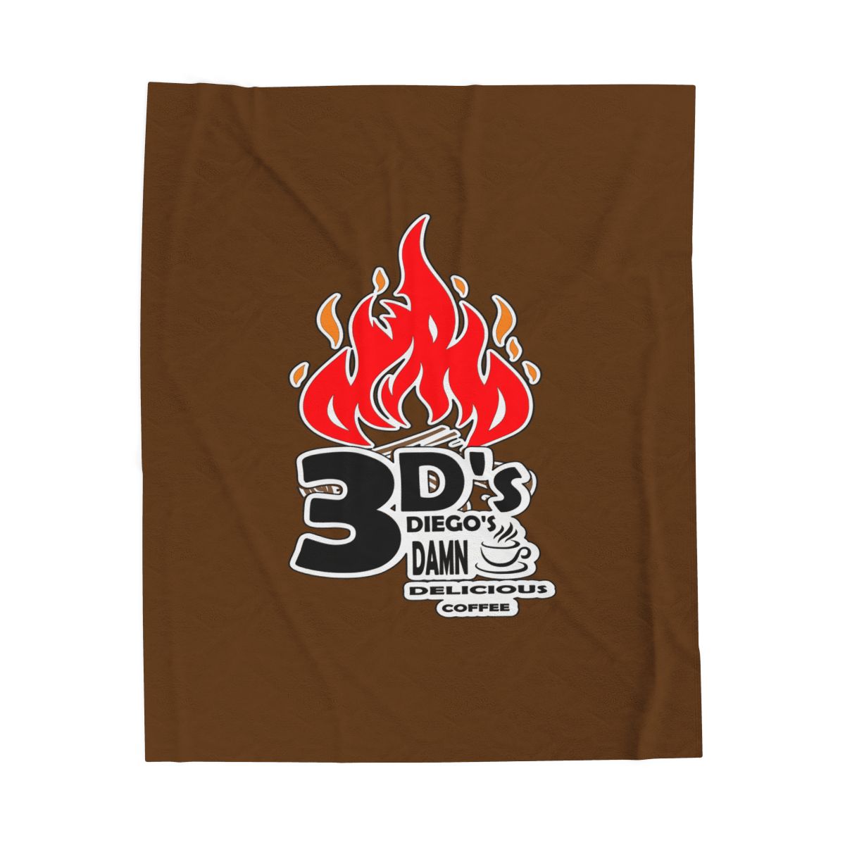 Campfire Creed Velveteen Plush Blanket