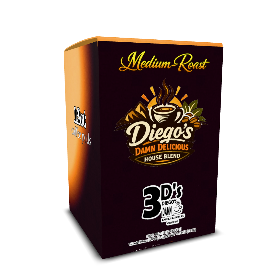 Diego's Damn Delicious House Blend (Medium Roast)